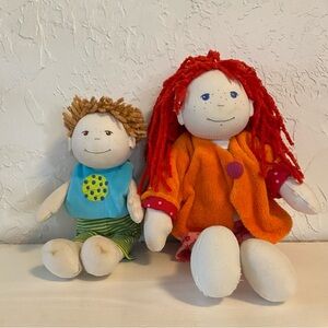 Colorful Plush Doll Set